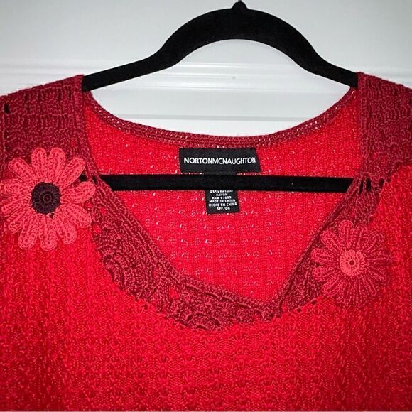 Norton McNaughton Sleeveless Knit Sweater Top - Picture 3 of 4
